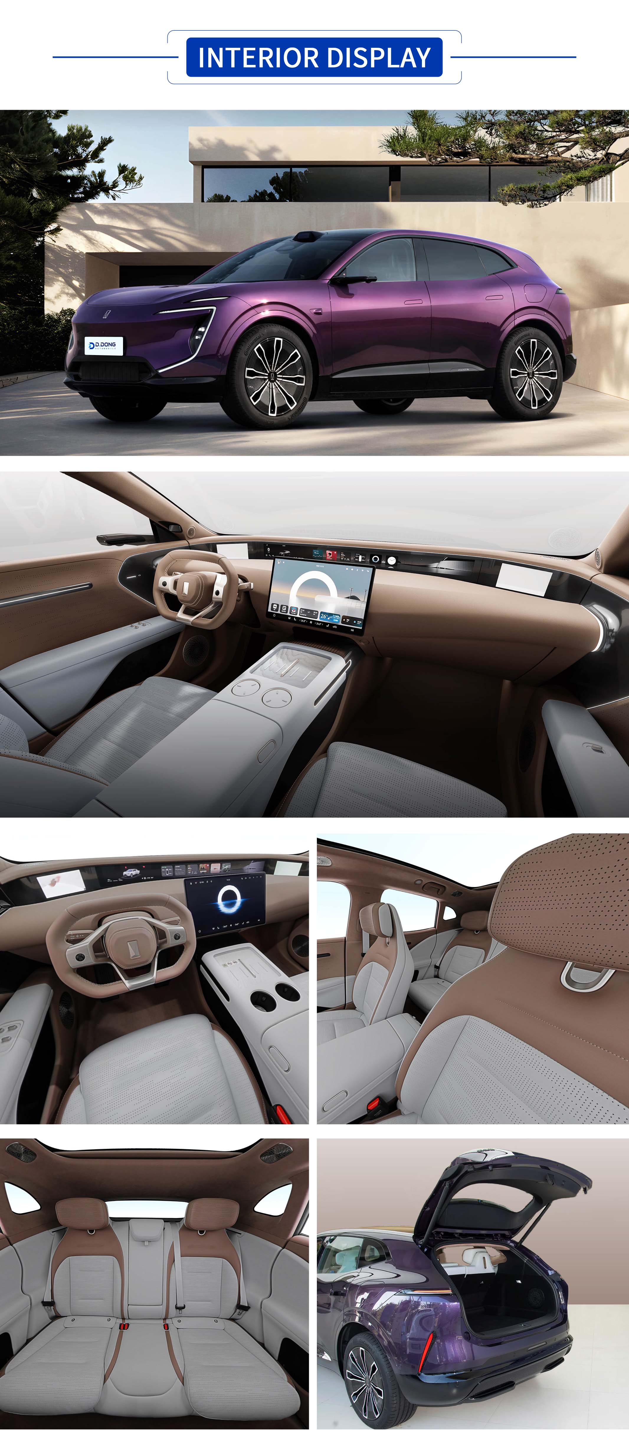 Avatr 07 All Colors,Avatr 07 All Interior Display